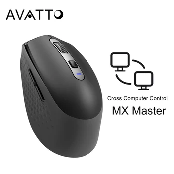 AVATTO H200 2.4G Cross Computer Control MX Master Wireless Mouse,Rechargeable Self Defined Keys Metal Wheel Mice for Windows Mac
AVATTO H200 2.4G Cross Computer Control MX Master Wireless Mouse,Rechargeable Self Defined Keys Metal Wheel Mice for Windows Mac