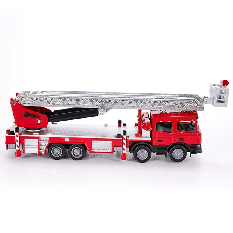 Cadeve 620012 Alloy Engineering Vehicle Static Model Toy Ladder Truck 1: 50 Aerial Ladder Fire Truck Children Play
Cadeve 620012 Alloy Engineering Vehicle Static Model Toy Ladder Truck 1: 50 Aerial Ladder Fire Truck Children Play