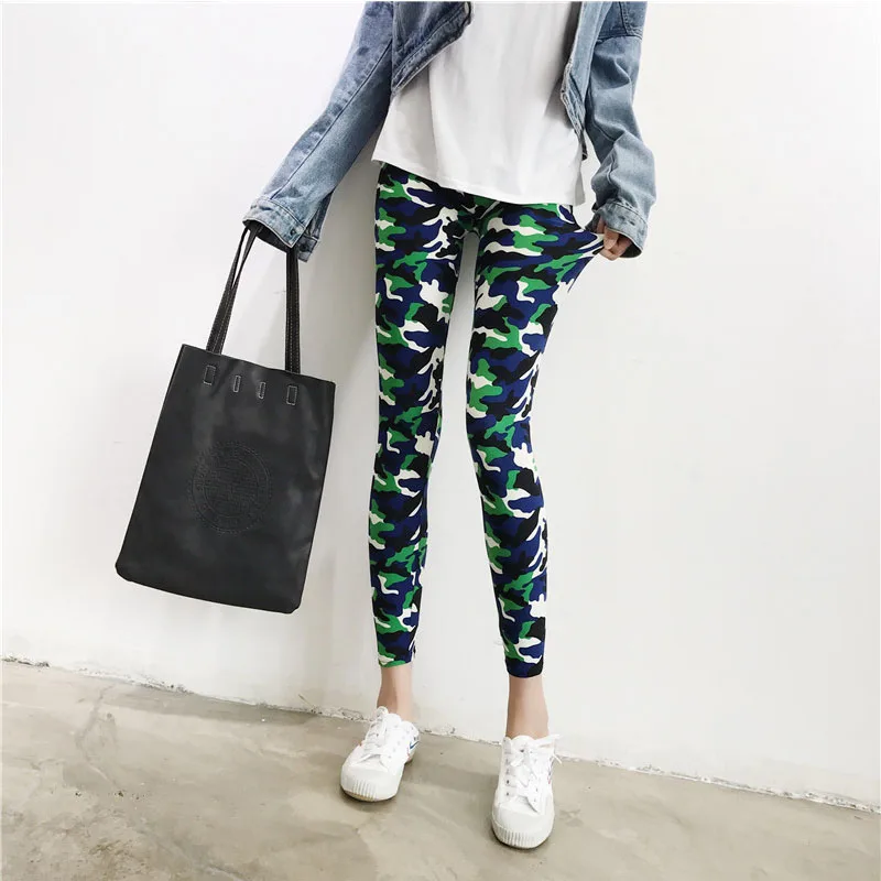 Women Camouflage Pants Camo Cargo High Waist Elastic Slim Pants Fashion Camouflage Printed Women Pant Lady Army Green Capris 
Women Camouflage Pants Camo Cargo High Waist Elastic Slim Pants Fashion Camouflage Printed Women Pant Lady Army Green Capris