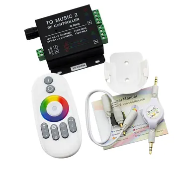 LED RGB Music Touch Controller RF Sensitivety Backlight RF Remote Touching Color 3.5MM Audio 15 Music Modes LED Light Strip
LED RGB Music Touch Controller RF Sensitivety Backlight RF Remote Touching Color 3.5MM Audio 15 Music Modes LED Light Strip