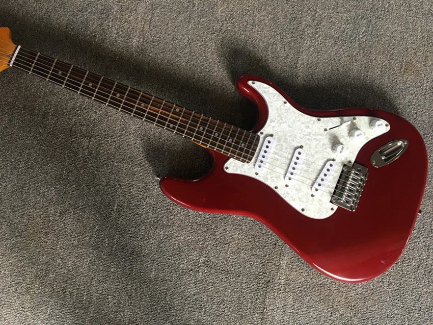 electric guitar Metal red color 6-string guitar Custom store China Guitar Factory Free Delivery
electric guitar Metal red color 6-string guitar Custom store China Guitar Factory Free Delivery