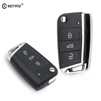 KEYYOU 3 Buttons Replacement Remote Key Shell Case For VW Volkswagen Golf 7 MK7 Skoda Seat Passat Skoda Leon Octavia Car Styling
KEYYOU 3 Buttons Replacement Remote Key Shell Case For VW Volkswagen Golf 7 MK7 Skoda Seat Passat Skoda Leon Octavia Car Styling
