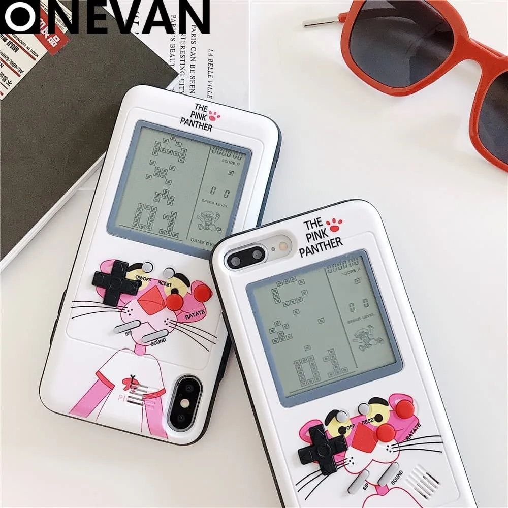 Retro Game Boy Phone Case for IPhone 11 Pro Max 6 6s 7 8 Plus X XS XR Cover Pink Leopard Boy Player Console Tetris LED On Case
Retro Game Boy Phone Case for IPhone 11 Pro Max 6 6s 7 8 Plus X XS XR Cover Pink Leopard Boy Player Console Tetris LED On Case