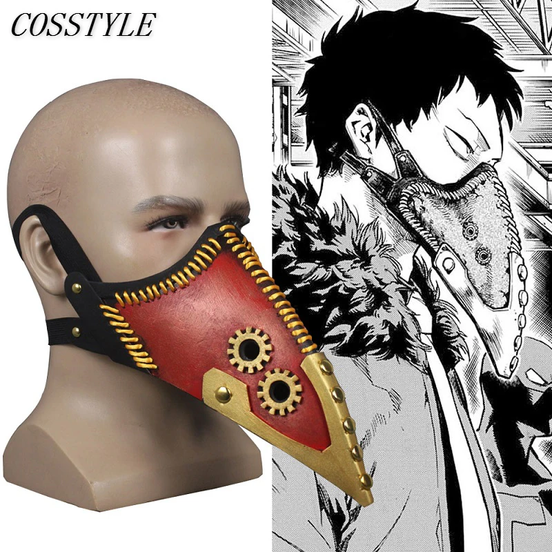 Japanese Anime My Hero Academia Cosplay Overhaul Latex Mask Adult Plague Doctor Crow Mouth Face Mask Steampunk Beak Mask Props
Japanese Anime My Hero Academia Cosplay Overhaul Latex Mask Adult Plague Doctor Crow Mouth Face Mask Steampunk Beak Mask Props