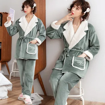 Month clothing autumn and winter cotton postpartum composite cashmere breastfeeding suit quilted large size home service
Month clothing autumn and winter cotton postpartum composite cashmere breastfeeding suit quilted large size home service