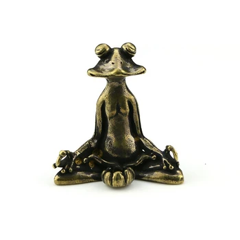 Vintage Brass Sitting Zen Frog Statue Incense Holder Yoga Frog Sculpture Home Office Desk Decoration Car Ornament Toys
Vintage Brass Sitting Zen Frog Statue Incense Holder Yoga Frog Sculpture Home Office Desk Decoration Car Ornament Toys
