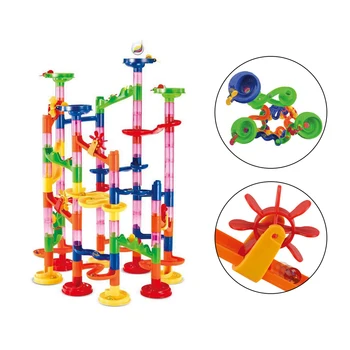 105 Pcs/Set Marble Tracks Baby Circuit Marble Race Run Maze Children Building Pipe Blocks Preschool Educational Toys Kids Gifts
105 Pcs/Set Marble Tracks Baby Circuit Marble Race Run Maze Children Building Pipe Blocks Preschool Educational Toys Kids Gifts