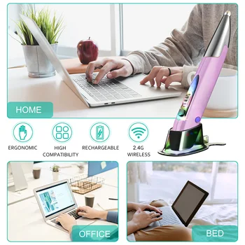 2.4G USB With Adapter Rechargeable For PC Notebook RGB Backlit Right Left Hand Pocket Ergonomic Wireless Optical Mouse Pen 
2.4G USB With Adapter Rechargeable For PC Notebook RGB Backlit Right Left Hand Pocket Ergonomic Wireless Optical Mouse Pen