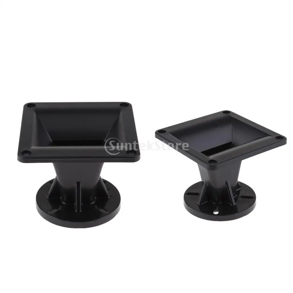 2 Pieces Black Plastic Speaker Wave Guide Horn Long-Throw Distance & Wide Dispersion Angle Tweeters 120x120mm
2 Pieces Black Plastic Speaker Wave Guide Horn Long-Throw Distance & Wide Dispersion Angle Tweeters 120x120mm
