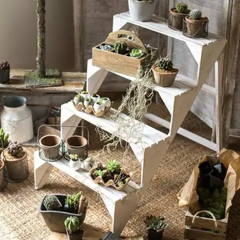 Solid Wood Staircase Flower Multilayer Flower-stand Decoration Display Stand The Balcony Garden Multifunctional Living Room
Solid Wood Staircase Flower Multilayer Flower-stand Decoration Display Stand The Balcony Garden Multifunctional Living Room