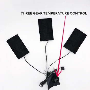 1 Set USB Electric Heated Jacket Heating Pad Outdoor Themal Warm Winter Heating Vest Pads For DIY Heated Clothing 3 Sheet ED
1 Set USB Electric Heated Jacket Heating Pad Outdoor Themal Warm Winter Heating Vest Pads For DIY Heated Clothing 3 Sheet ED