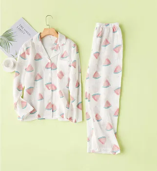 2020 Spring and Autumn Casul Style Cotton Cute Cartoon Fruit Printed Multi-Color Pajamas Set Slim-Fit Pajama Sets Women
2020 Spring and Autumn Casul Style Cotton Cute Cartoon Fruit Printed Multi-Color Pajamas Set Slim-Fit Pajama Sets Women
