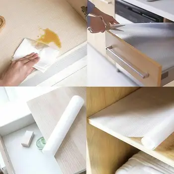 Reusable Transparent Drawer Mat Cabinet Mat Waterproof Washable Contact Liner Shelf Dustproof Drawer Moisture-proof Paper R0V7
Reusable Transparent Drawer Mat Cabinet Mat Waterproof Washable Contact Liner Shelf Dustproof Drawer Moisture-proof Paper R0V7