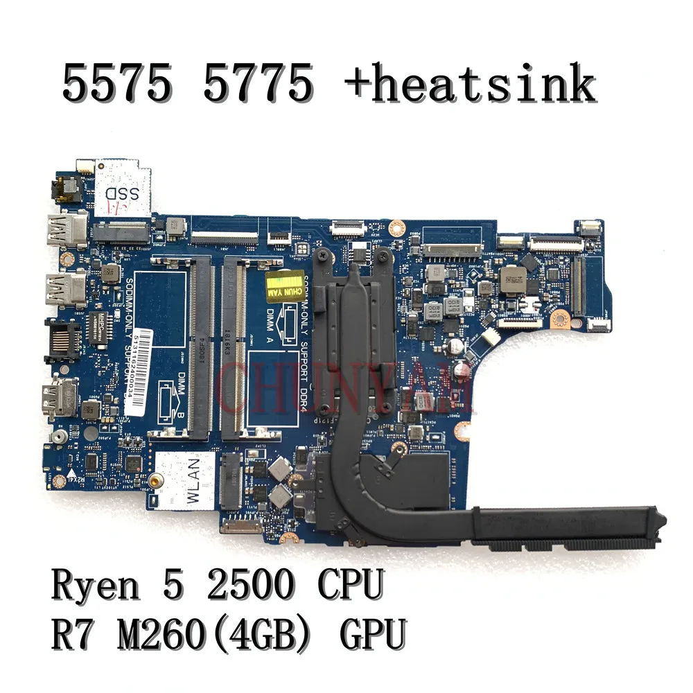 Новый центральный процессор R5 2500 для DELL INSPIRON 5575 5775 материнская плата ноутбука