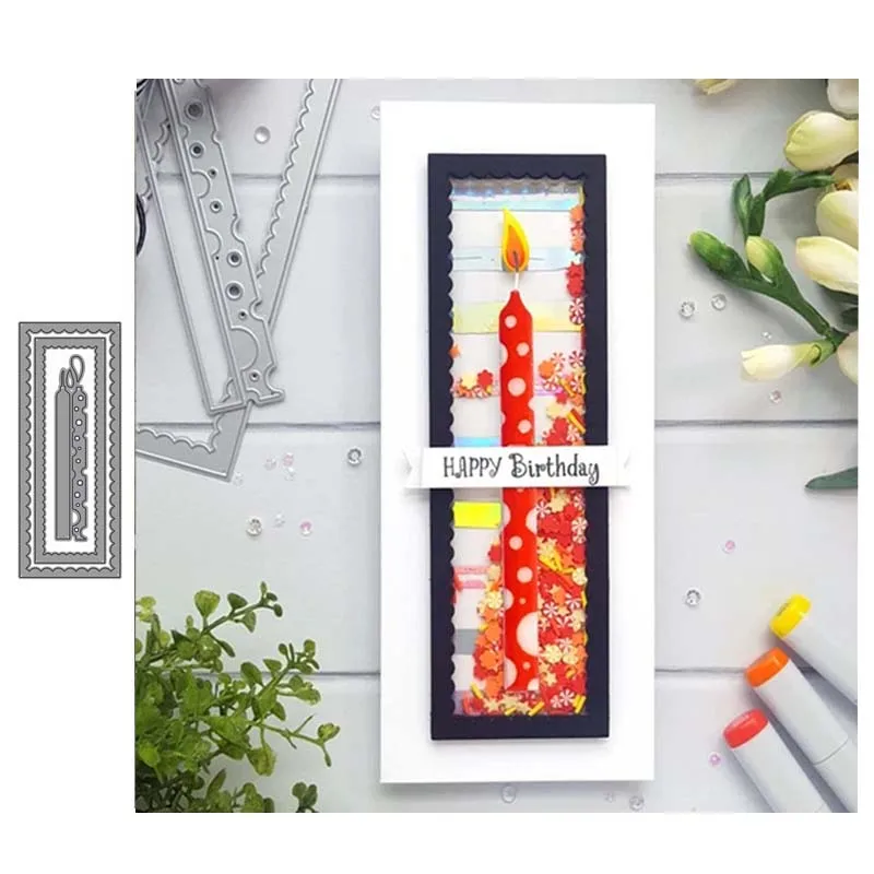 JC Metal Cutting Dies DIY Candle Rectangle Frame Scrapbooking Handmade Paper Card Make Stencil Craft Mould Model Decor Template
JC Metal Cutting Dies DIY Candle Rectangle Frame Scrapbooking Handmade Paper Card Make Stencil Craft Mould Model Decor Template