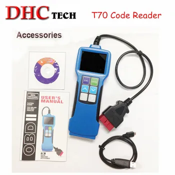 Original T70 Universal Fault Code Scanner OBDII EOBD+JOBD Software Upgradeable Vehicle Code Reader Auto Scan Tool
Original T70 Universal Fault Code Scanner OBDII EOBD+JOBD Software Upgradeable Vehicle Code Reader Auto Scan Tool