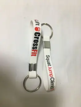 Silicone Keychain Silicone bracelet CROSSFIT SquatJumpClimbThrowLift white 202*12*2MM 100PCS/lots Free Shiping
Silicone Keychain Silicone bracelet CROSSFIT SquatJumpClimbThrowLift white 202*12*2MM 100PCS/lots Free Shiping