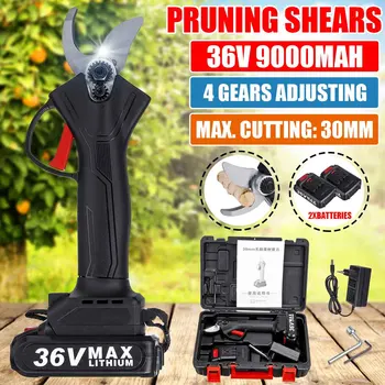30mm 36V Cordless Pruner Electric Rechargeable Pruning Shear Secateur Branch Cutter Garden Pruning Tool Set with 1/2 Battery
30mm 36V Cordless Pruner Electric Rechargeable Pruning Shear Secateur Branch Cutter Garden Pruning Tool Set with 1/2 Battery