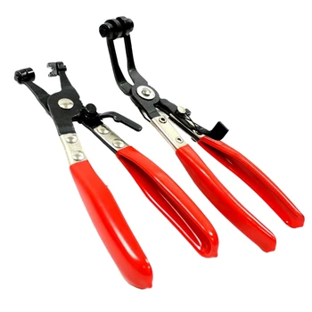 2 Pc Hose Clamp Pliers Tool Set Angle Swivel Jaw Locking Flat Band Coolant Clip 
2 Pc Hose Clamp Pliers Tool Set Angle Swivel Jaw Locking Flat Band Coolant Clip