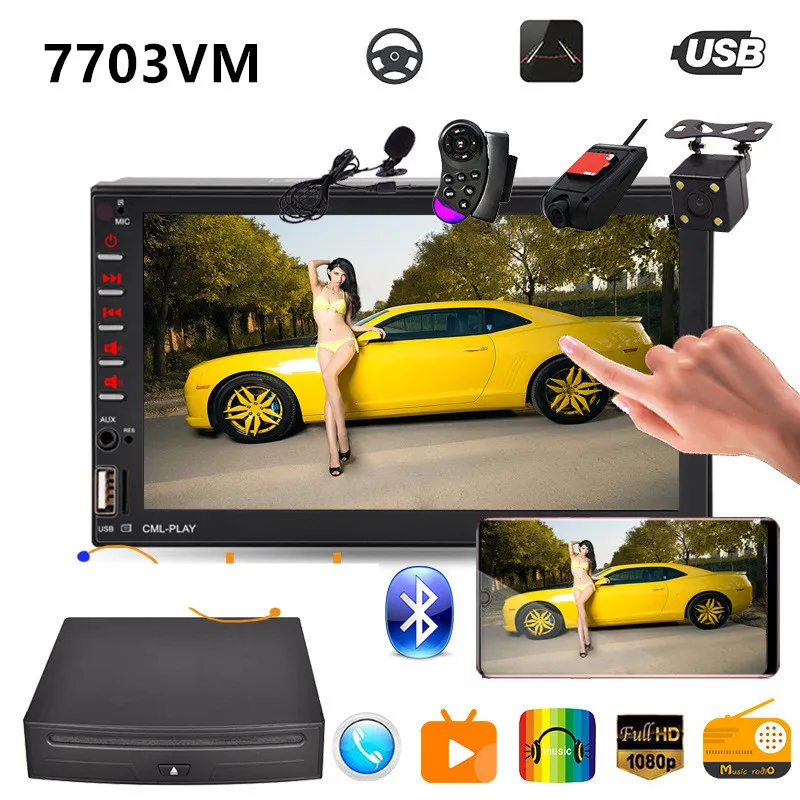 7703vm 7'' 2 din stereo receiver multimedia android auto audio car radio transmissor music player dvr dvd box rear view camera
7703vm 7'' 2 din stereo receiver multimedia android auto audio car radio transmissor music player dvr dvd box rear view camera