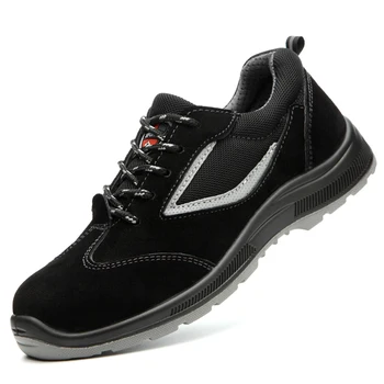high quality men's fashion large size safety shoes steel toe caps work shoe construction site worker security boots protection 
high quality men's fashion large size safety shoes steel toe caps work shoe construction site worker security boots protection