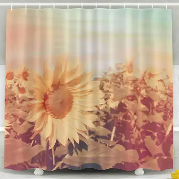 Shower Curtain,Kids Shower Curtain, Sunflower Field in Style Soft Oil Paint Filter Waterproof Decor Bathroom Set with Hooks
Shower Curtain,Kids Shower Curtain, Sunflower Field in Style Soft Oil Paint Filter Waterproof Decor Bathroom Set with Hooks