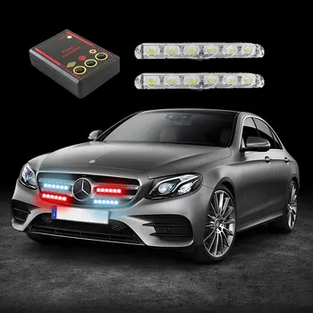 MZORANGE 2x6 LED Wired Remote Controller Car Strobe Warning Police Light Flash Bar 12V Emergency LED Work DRL Net Grill
MZORANGE 2x6 LED Wired Remote Controller Car Strobe Warning Police Light Flash Bar 12V Emergency LED Work DRL Net Grill