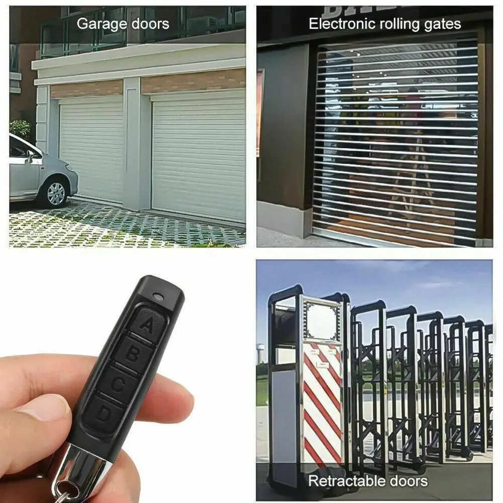 Wireless Remote Control 4 Channels Garage Gate Door Code Control Car Duplicator Key Doors Cloning Remote Opener Shutter Clo T6V3
Wireless Remote Control 4 Channels Garage Gate Door Code Control Car Duplicator Key Doors Cloning Remote Opener Shutter Clo T6V3