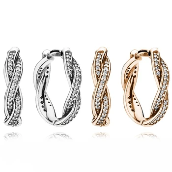 New 925 sterling silver earrings eternal fate cycle, suitable for original European charm female fashion earrings jewelry
New 925 sterling silver earrings eternal fate cycle, suitable for original European charm female fashion earrings jewelry