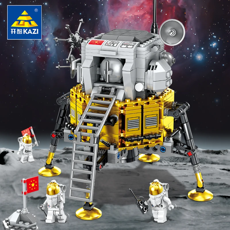 KAZI Satellite East Rocket Model Building Block 1395 PCS Technic Building Blocks Child Education Toy Explore Space Series Bricks
KAZI Satellite East Rocket Model Building Block 1395 PCS Technic Building Blocks Child Education Toy Explore Space Series Bricks