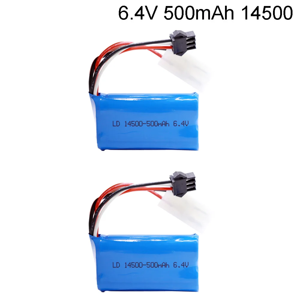 Литий-ионный аккумулятор 6,4 В 500 мАч 14500 для WLTOYS 18401/02 4 drive, высокоскоростной гоночный внедорожник XQWR14 HBX 2098B, Радиоуправляемый автомобиль, 2 шт.
Литий-ионный аккумулятор 6,4 В 500 мАч 14500 для WLTOYS 18401/02 4 drive, высокоскоростной гоночный внедорожник XQWR14 HBX 2098B, Радиоуправляемый автомобиль, 2 шт.