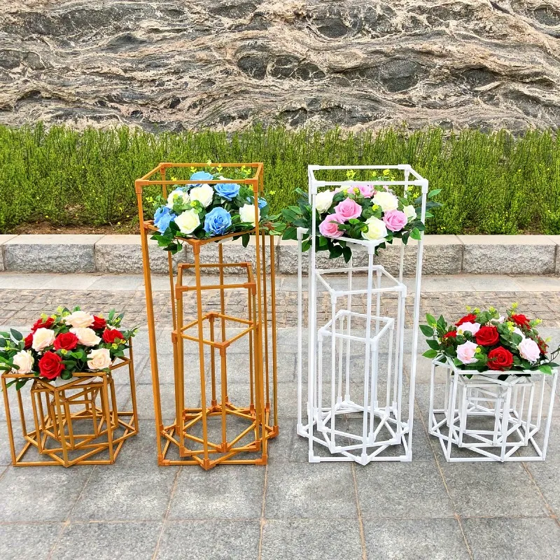 Metal Wedding Backdrop Flower Stand Geometric Rectangular Frame Party Table Centerpiece Road Lead Artificial Flowers Decoration
Metal Wedding Backdrop Flower Stand Geometric Rectangular Frame Party Table Centerpiece Road Lead Artificial Flowers Decoration