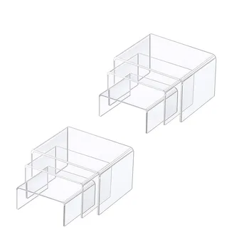 6pcs Clear Acrylic Display Risers Jewelry Display Riser Shelf Showcase Fixture Storage Box Plastic Freezer Storage Organizers#BL
6pcs Clear Acrylic Display Risers Jewelry Display Riser Shelf Showcase Fixture Storage Box Plastic Freezer Storage Organizers#BL