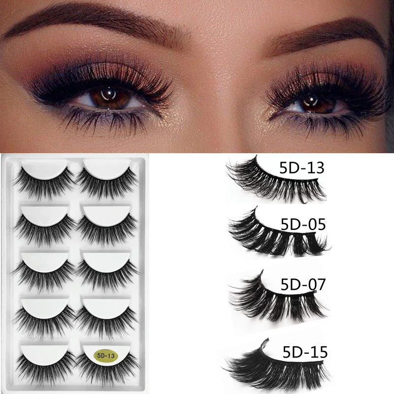 5 Pairs/set 3D Mink False Eyelashes Natural Thick Handmade False Eyelashes Comfortable Fake Eyelashes Lashes Extension Supplies
5 Pairs/set 3D Mink False Eyelashes Natural Thick Handmade False Eyelashes Comfortable Fake Eyelashes Lashes Extension Supplies