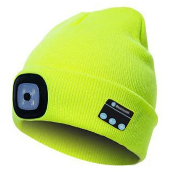 Winter Hat Wireless Bluetooth V5.0 Cap Smart Headphone Headset with 4 Led Light Handfree Music Headphone New Beanie
Winter Hat Wireless Bluetooth V5.0 Cap Smart Headphone Headset with 4 Led Light Handfree Music Headphone New Beanie