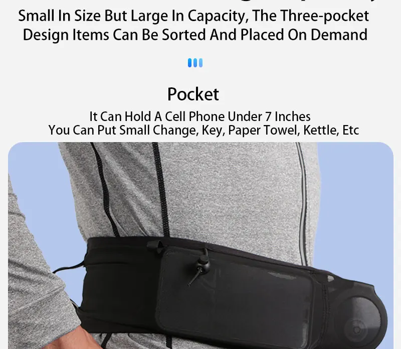 Running Fanny Pack Sports Bag Female Multifunctional Cell Phone Bag Marathon Fitness Belt Male Ultra-thin Stretch Cell Phone Bag Running Fanny Pack Sports Bag Female Multifunctional Cell Phone Bag Marathon Fitness Belt Male Ultra-thin Stretch Cell Phone Bag