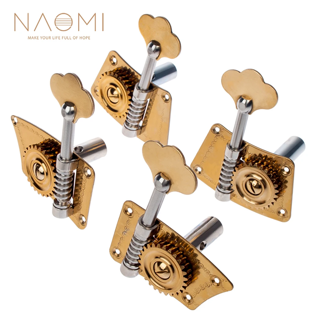 

NAOMI Upright Bass Single Tuner Machine Bass Pegs Brass Material 4/4 3/4 Double Bass Tuning Pegs SET