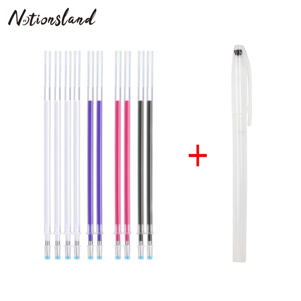 10Pcs High Temperature Disappearing Pen Refill Heat Erase Fabric Marker Pen for DIY Patchwork Needlework Sewing Accessories
10Pcs High Temperature Disappearing Pen Refill Heat Erase Fabric Marker Pen for DIY Patchwork Needlework Sewing Accessories