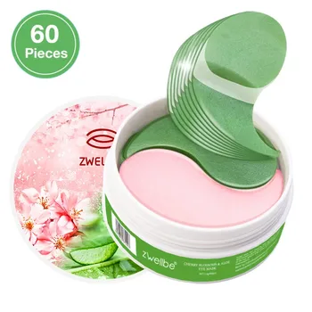 60pcs Collagen Eye Patch Moisturizing Cherry Blossoms & Aloe Essence Eye Mask Anti-Aging Anti-Puffiness Anti Wrinkle Skin Care
60pcs Collagen Eye Patch Moisturizing Cherry Blossoms & Aloe Essence Eye Mask Anti-Aging Anti-Puffiness Anti Wrinkle Skin Care