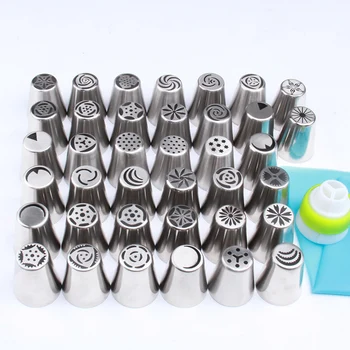 40Pcs/Set Russian Piping Tips Cake Decorating Nozzle Icing Nozzles Bakes Flower Nozzles Cake Decorating Tips Russian Icing Tips
40Pcs/Set Russian Piping Tips Cake Decorating Nozzle Icing Nozzles Bakes Flower Nozzles Cake Decorating Tips Russian Icing Tips