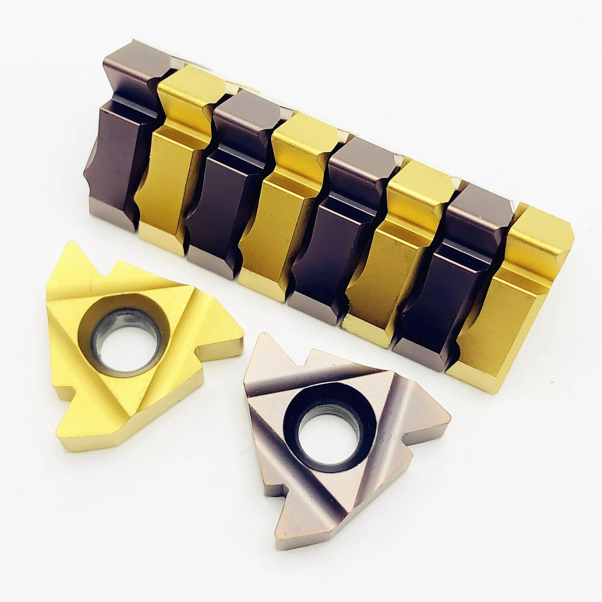 Carbide thread insert 22ER AG60 VP15TF / UE6020 / US735 metal turning tool CNC machine milling cutter right knife thread insert
Carbide thread insert 22ER AG60 VP15TF / UE6020 / US735 metal turning tool CNC machine milling cutter right knife thread insert