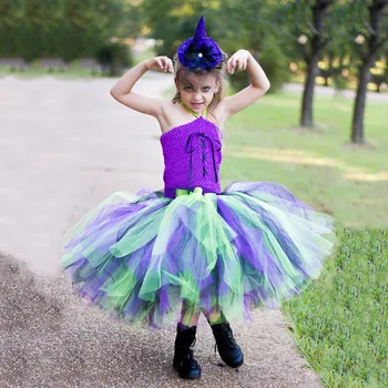 3-11Ys Children's Halloween Witch Tutu Dress Girls Kids Cosplay Mage Pettiskirt Princess Costume Party Rainbow Dresses
3-11Ys Children's Halloween Witch Tutu Dress Girls Kids Cosplay Mage Pettiskirt Princess Costume Party Rainbow Dresses