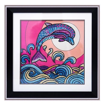 DIY 5D Diamond Embroidery Partial Diamond Special Shape Dolphin Aniaml Painting Rhinestone Crystal Painting Home Decor
DIY 5D Diamond Embroidery Partial Diamond Special Shape Dolphin Aniaml Painting Rhinestone Crystal Painting Home Decor