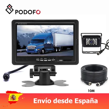 Podofo Backup Monitor 7'' 12V/24V Car Reversing Camera LCD Monitor Truck Bus Van Rear View Kit
Podofo Backup Monitor 7'' 12V/24V Car Reversing Camera LCD Monitor Truck Bus Van Rear View Kit