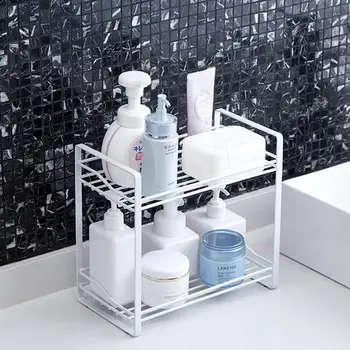 Iron Double Layer Storage Rack Condiment Storage Holder Multi-functional Storage Stand Shelves for Kitchen Bathroom Toilet
Iron Double Layer Storage Rack Condiment Storage Holder Multi-functional Storage Stand Shelves for Kitchen Bathroom Toilet