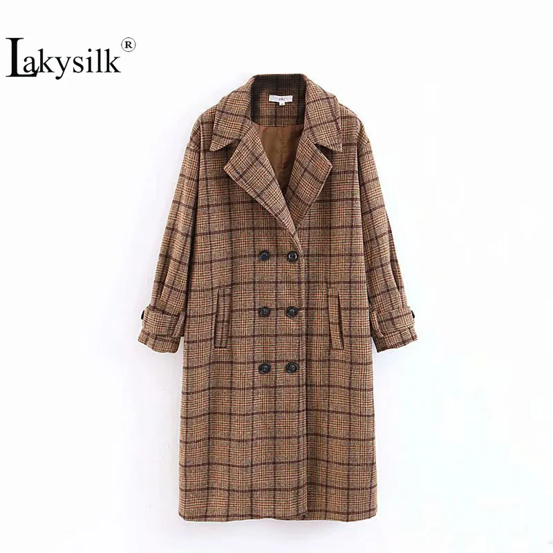 Vintage Women Plaid Wool & Blends Coats Ladies Double Breasted Silm Long Jackets Winter Warm Button Pocket Outwear S-XL
Vintage Women Plaid Wool & Blends Coats Ladies Double Breasted Silm Long Jackets Winter Warm Button Pocket Outwear S-XL