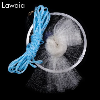 Lawaia USA Cast Nets Aluminum Ring Diameter 2.4m-7.2m Fly Fishing Net Tool Small Mesh Outdoor Hand Throw Catch Fish Network
Lawaia USA Cast Nets Aluminum Ring Diameter 2.4m-7.2m Fly Fishing Net Tool Small Mesh Outdoor Hand Throw Catch Fish Network
