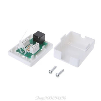 Cat6 RJ45 8P8C UTP Unshielded Single Port Desktop Mount Box S02 20 Dropship
Cat6 RJ45 8P8C UTP Unshielded Single Port Desktop Mount Box S02 20 Dropship
