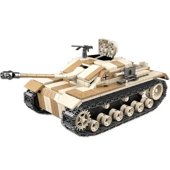 721Pcs No.3 Assault Tracked German Tank Bricks DIY Small Particle Military Building Blocks Model Set Block Assembly Toys Gifts
721Pcs No.3 Assault Tracked German Tank Bricks DIY Small Particle Military Building Blocks Model Set Block Assembly Toys Gifts