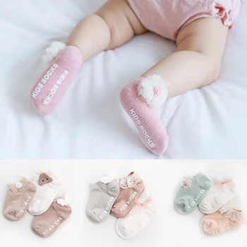 3PCS Baby socks non-slip toddler newborn cute decoration baby stuff for newborns baby socks with rubber soles 2019 New 
3PCS Baby socks non-slip toddler newborn cute decoration baby stuff for newborns baby socks with rubber soles 2019 New